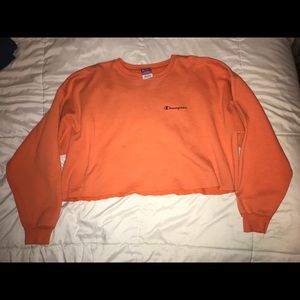 VINTAGE CHAMPION CROPPED CREWNECK
